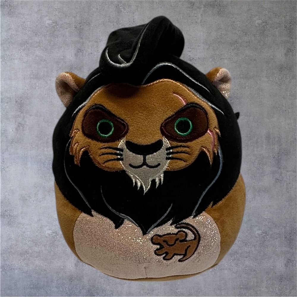 Squishmallows Scar Plush Disney The Lion King 8 Inch Brown Black Soft